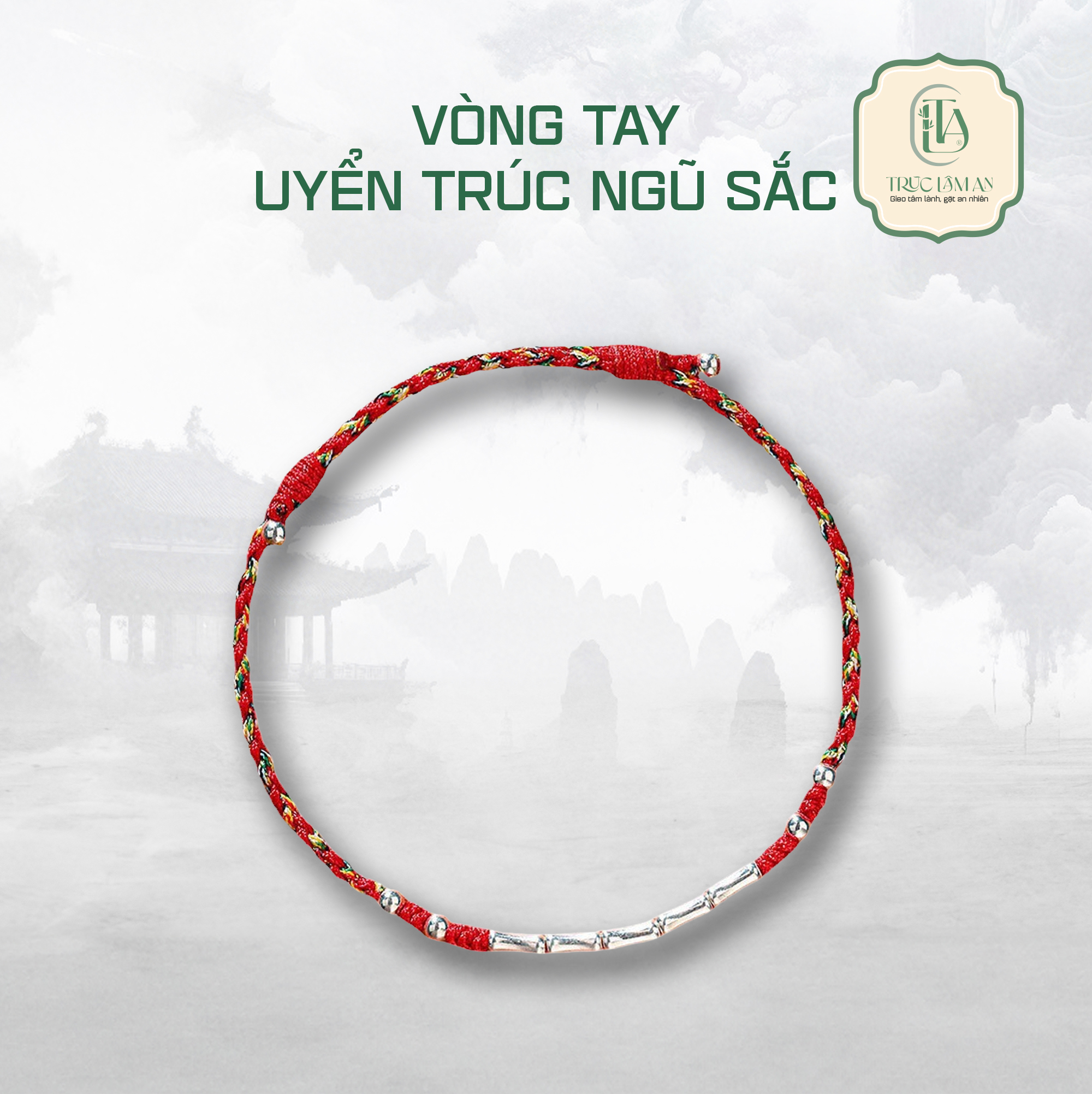 Chỉ Ngũ Sắc Uyển Trúc - không hộp
