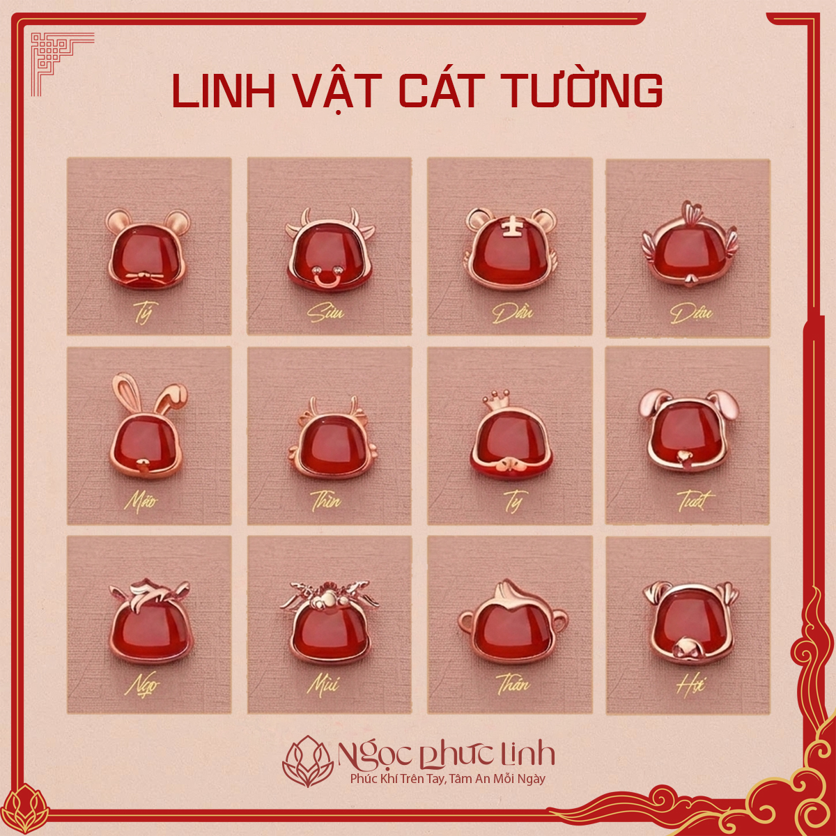 Vòng Tay Chỉ Đỏ Linh Vật Cát Tường