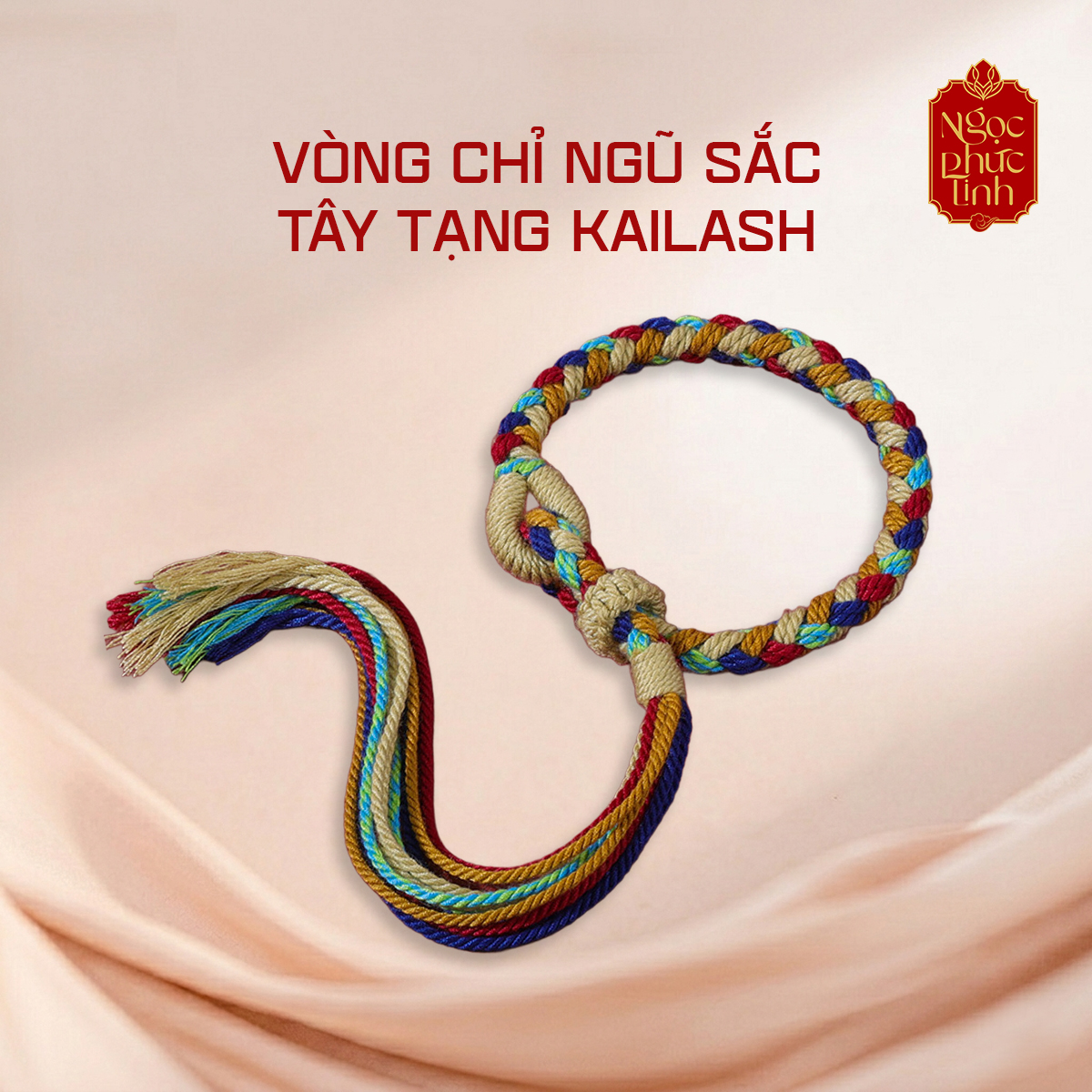 Vòng Tay Chỉ Ngũ Sắc Tây Tạng Núi Kailash