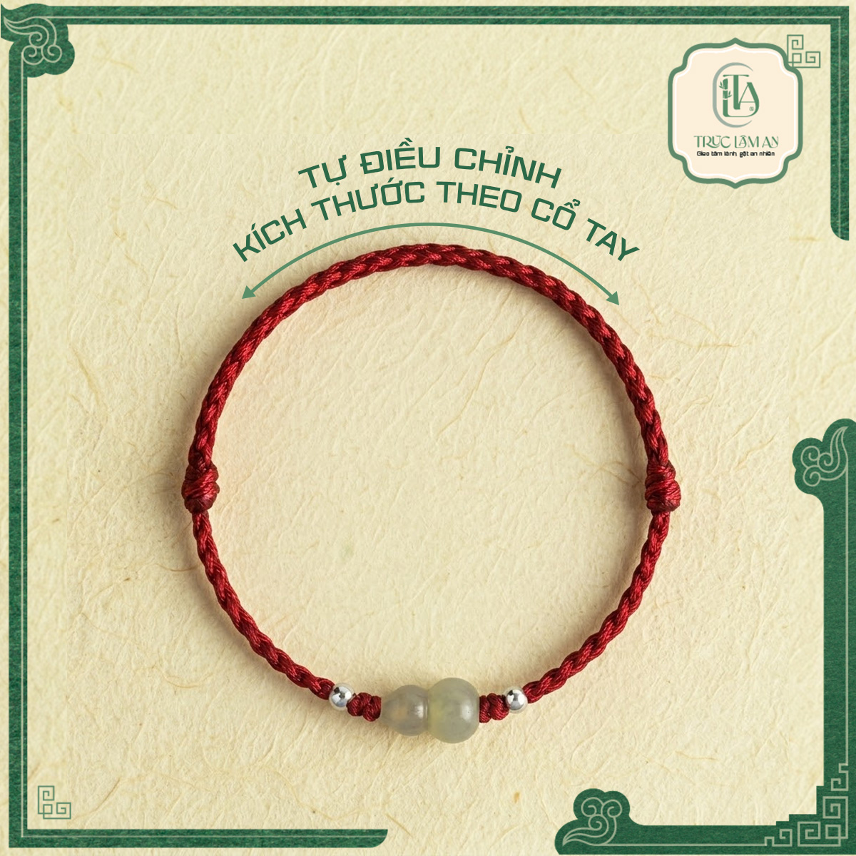 Chỉ Đỏ Hồ Lô Ngọc Bích