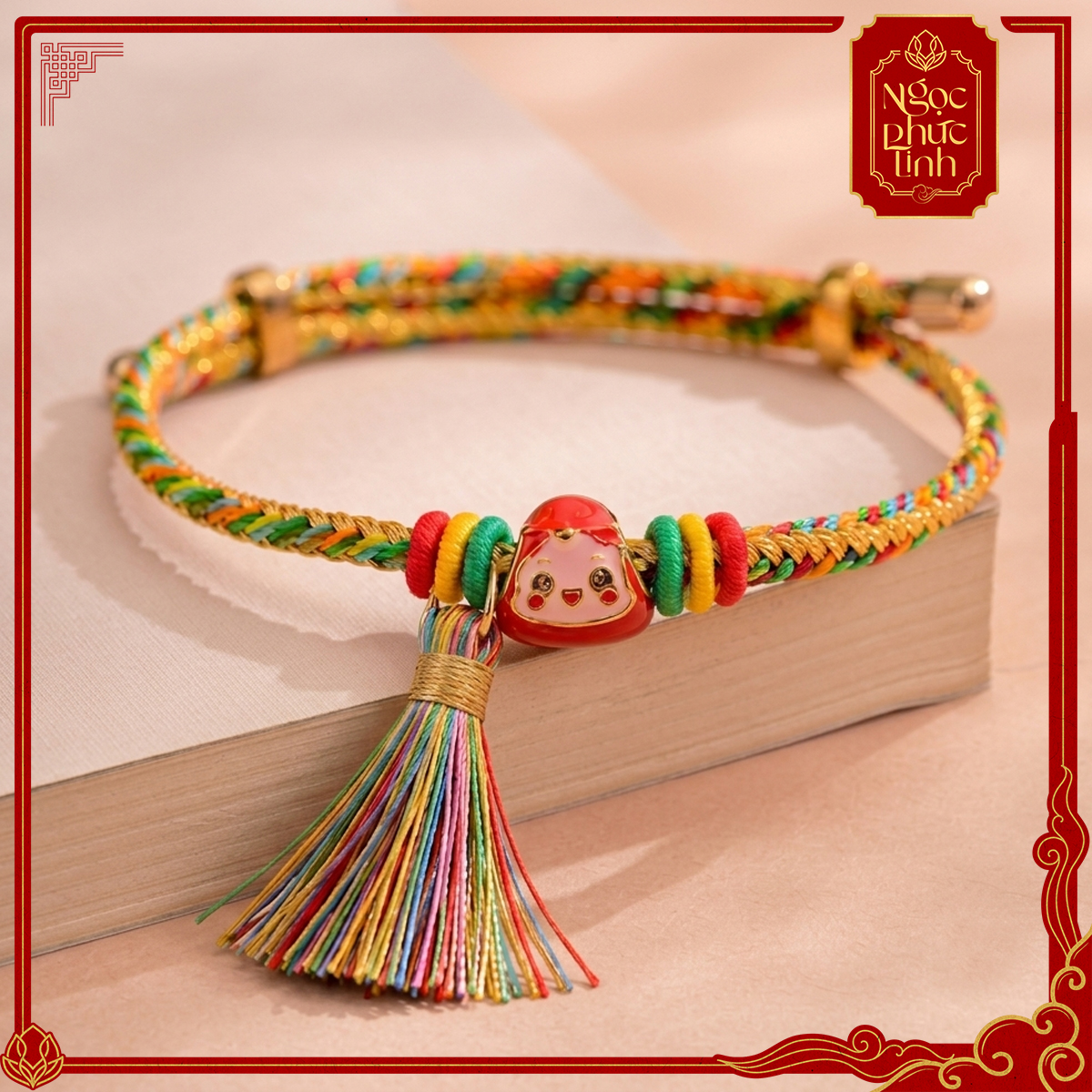 Vòng Tay Chỉ Ngũ Sắc An Khang