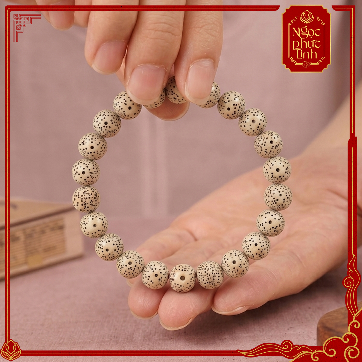 Vòng Tay Bồ Đề Tinh Nguyệt Tự Nhiên - 8mm