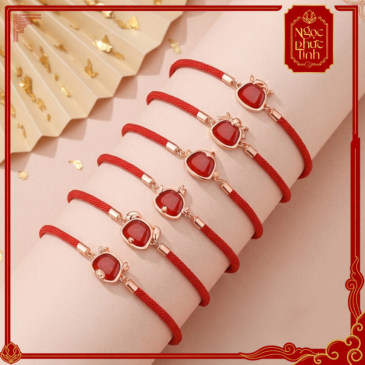 Vòng Tay Chỉ Đỏ Linh Vật Cát Tường