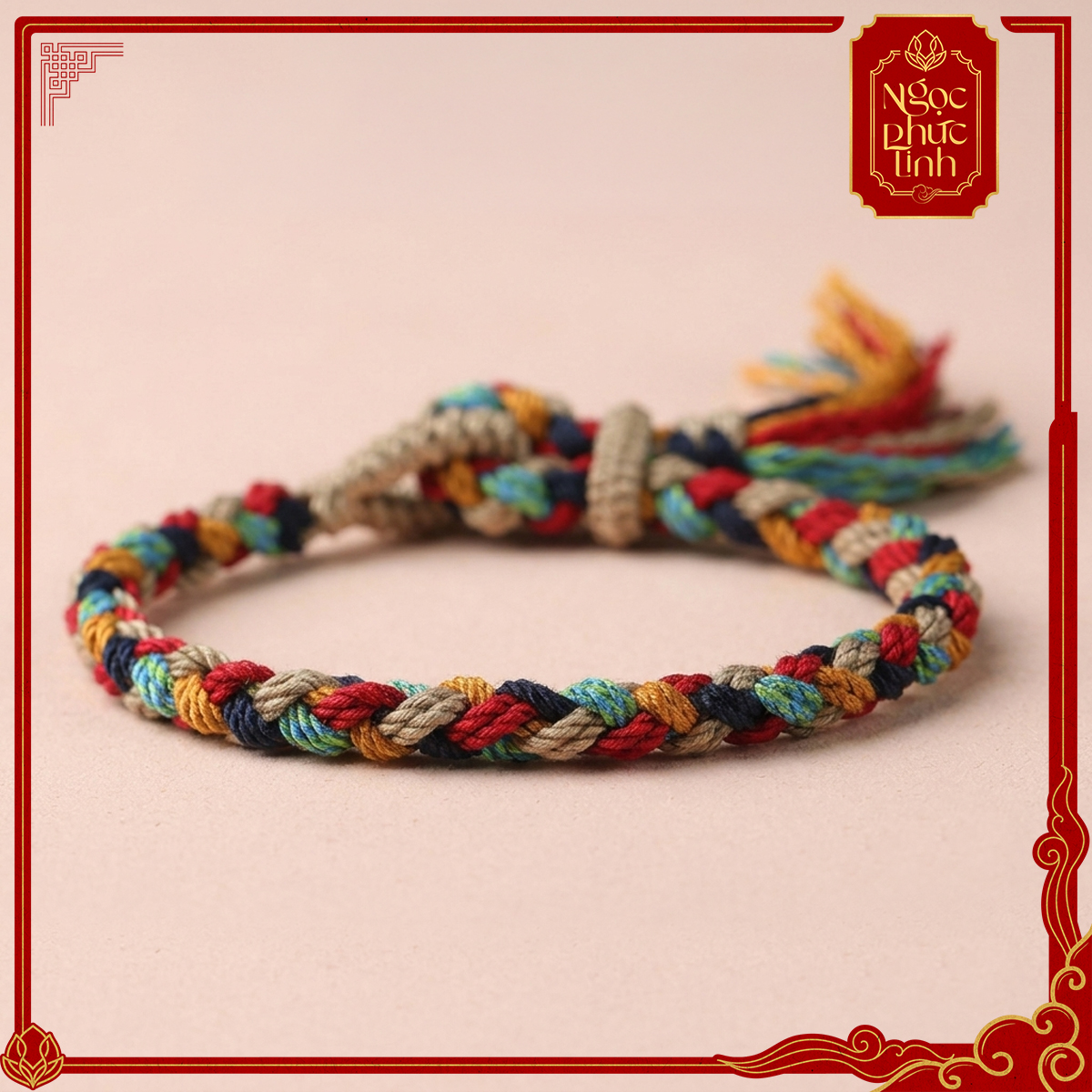Vòng Tay Chỉ Ngũ Sắc Tây Tạng Núi Kailash