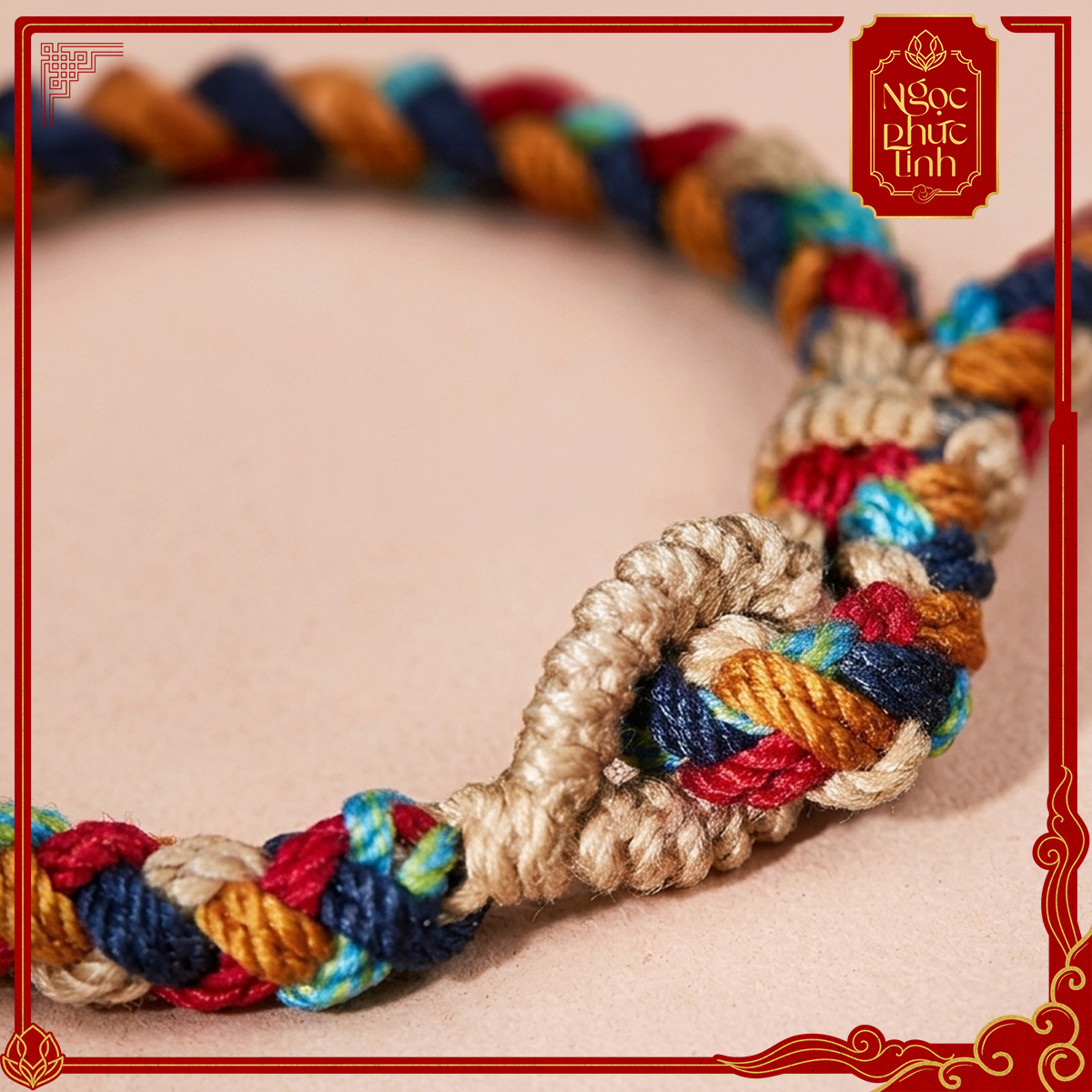 Vòng Tay Chỉ Ngũ Sắc Tây Tạng Núi Kailash