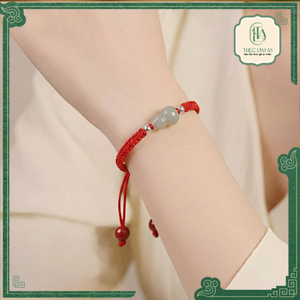 Chỉ Đỏ Hồ Lô Ngọc Bích