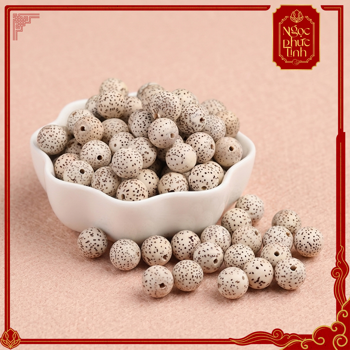 Vòng Tay Bồ Đề Tinh Nguyệt Tự Nhiên - 6mm