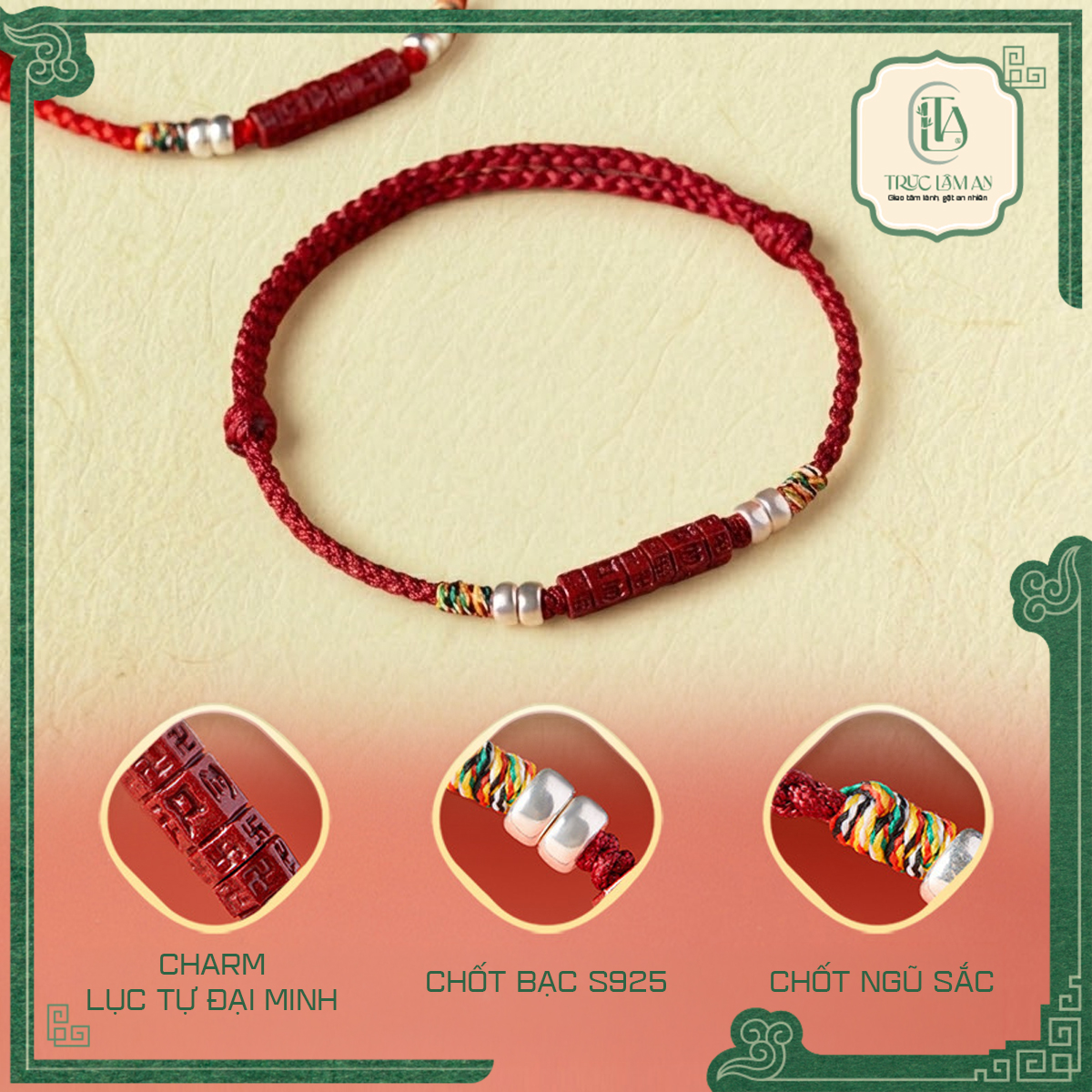 Chỉ Đỏ Lục Tự Đại Minh Chú