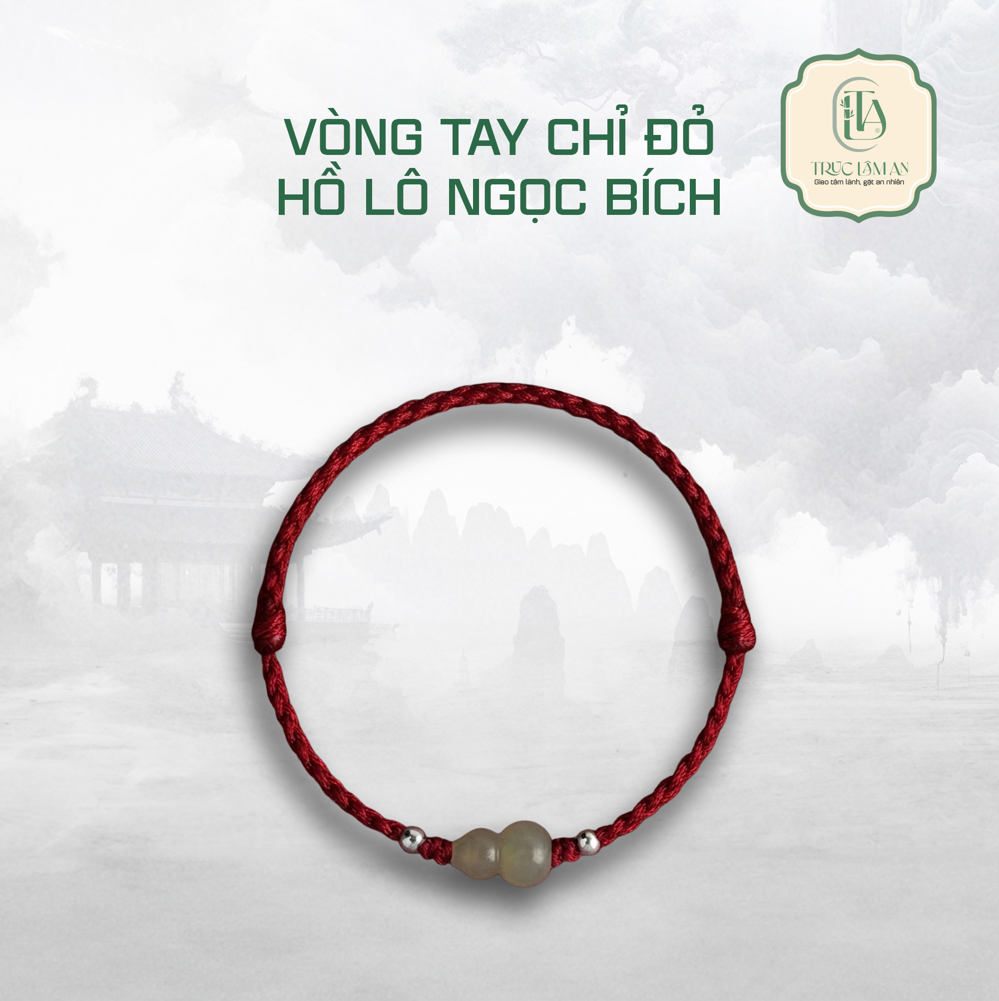 Chỉ Đỏ Hồ Lô Ngọc Bích