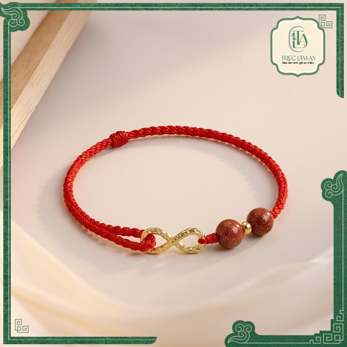 Chỉ Đỏ Vô Cực Chu Sa