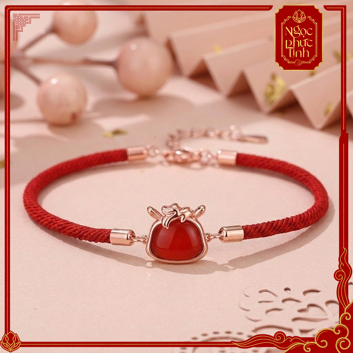 Vòng Tay Chỉ Đỏ Linh Vật Cát Tường