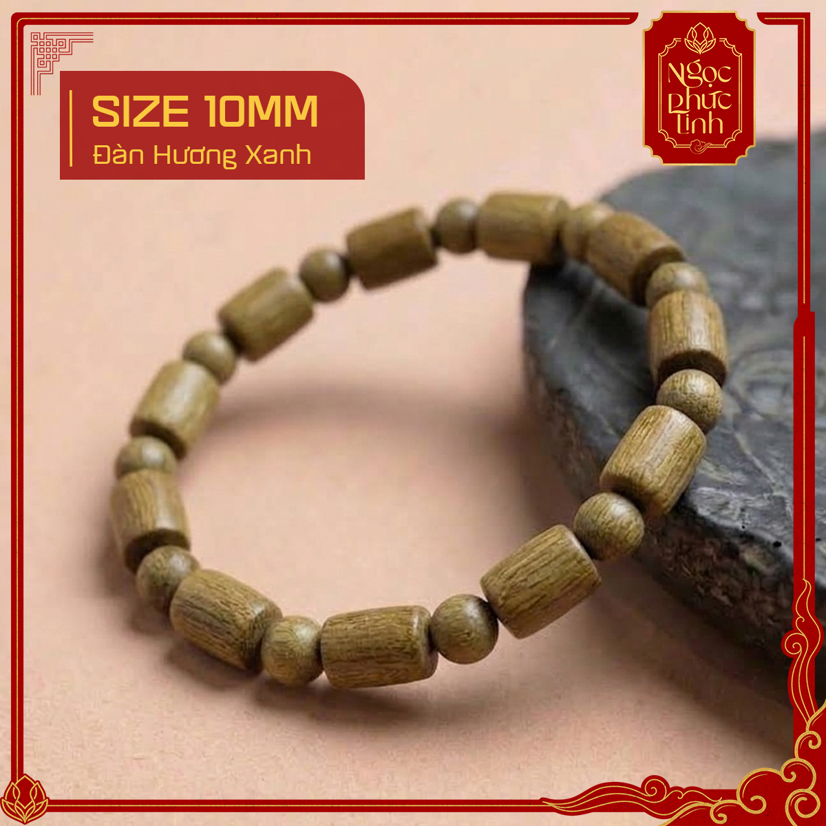 Vòng Tay Gỗ Đàn Hương Đế Vương