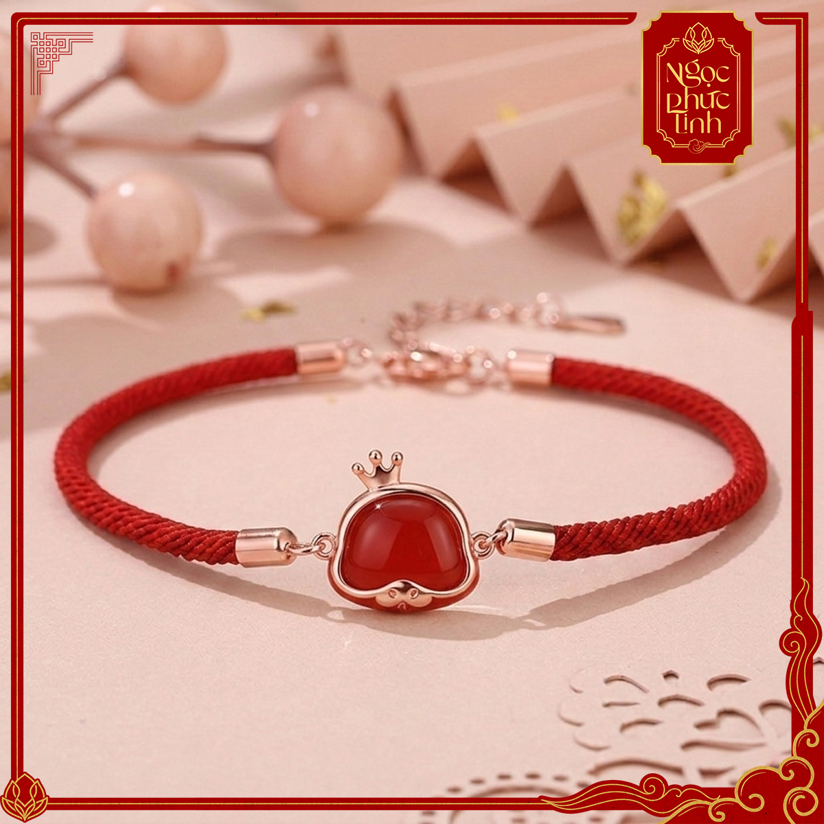 Vòng Tay Chỉ Đỏ Linh Vật Cát Tường