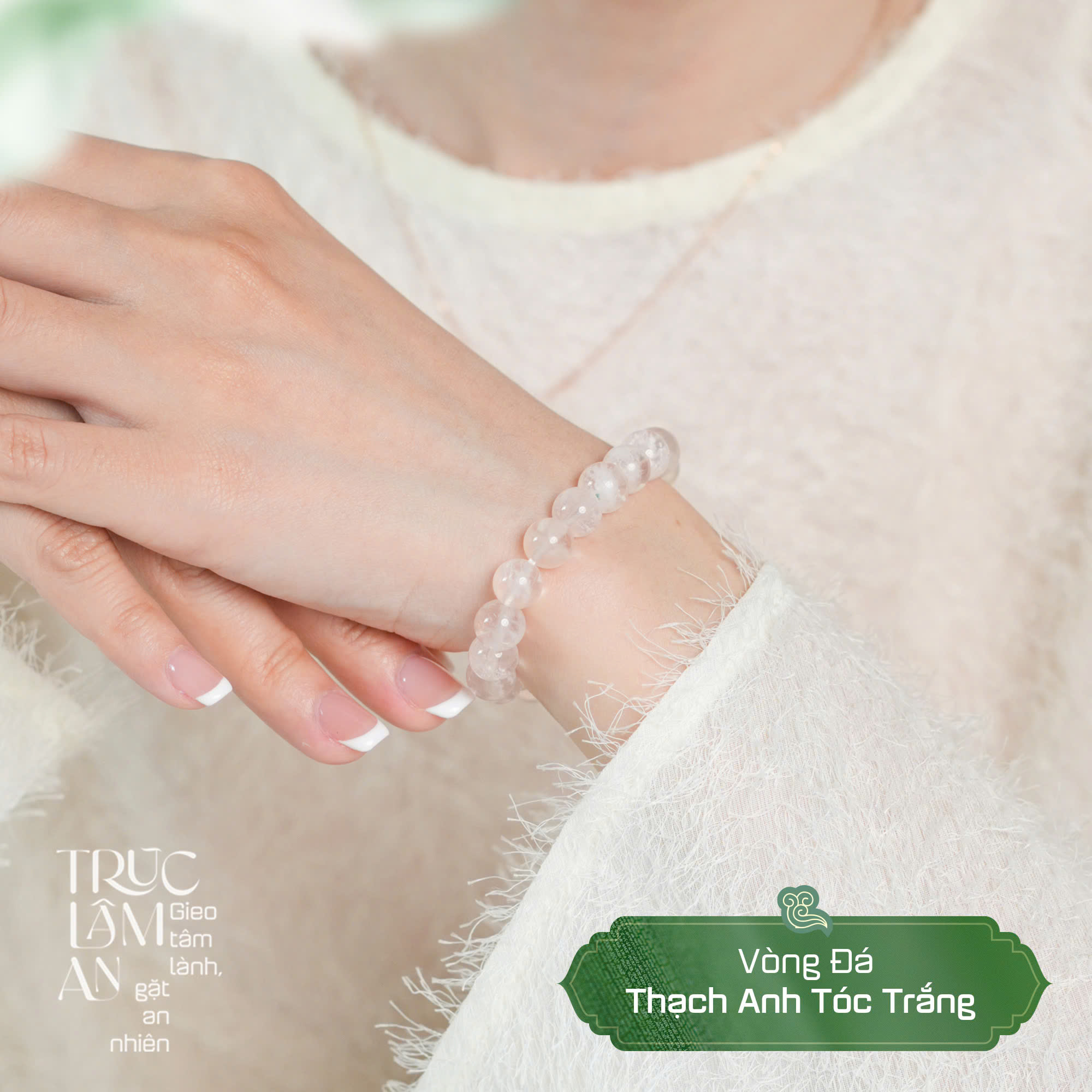 Hạt Đá Thạch Anh Tóc