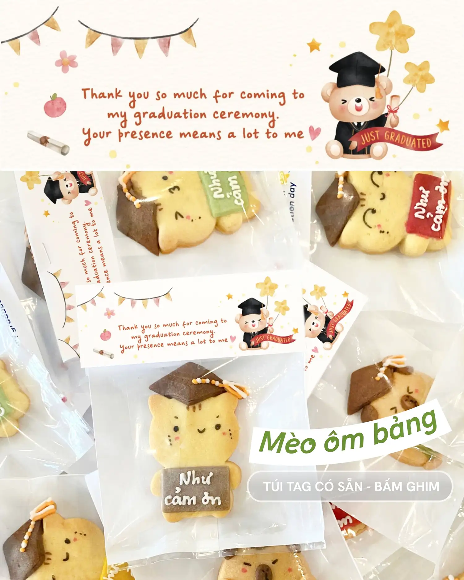 Quà đáp lễ Tốt nghiệp - Mẫu ôm bảng