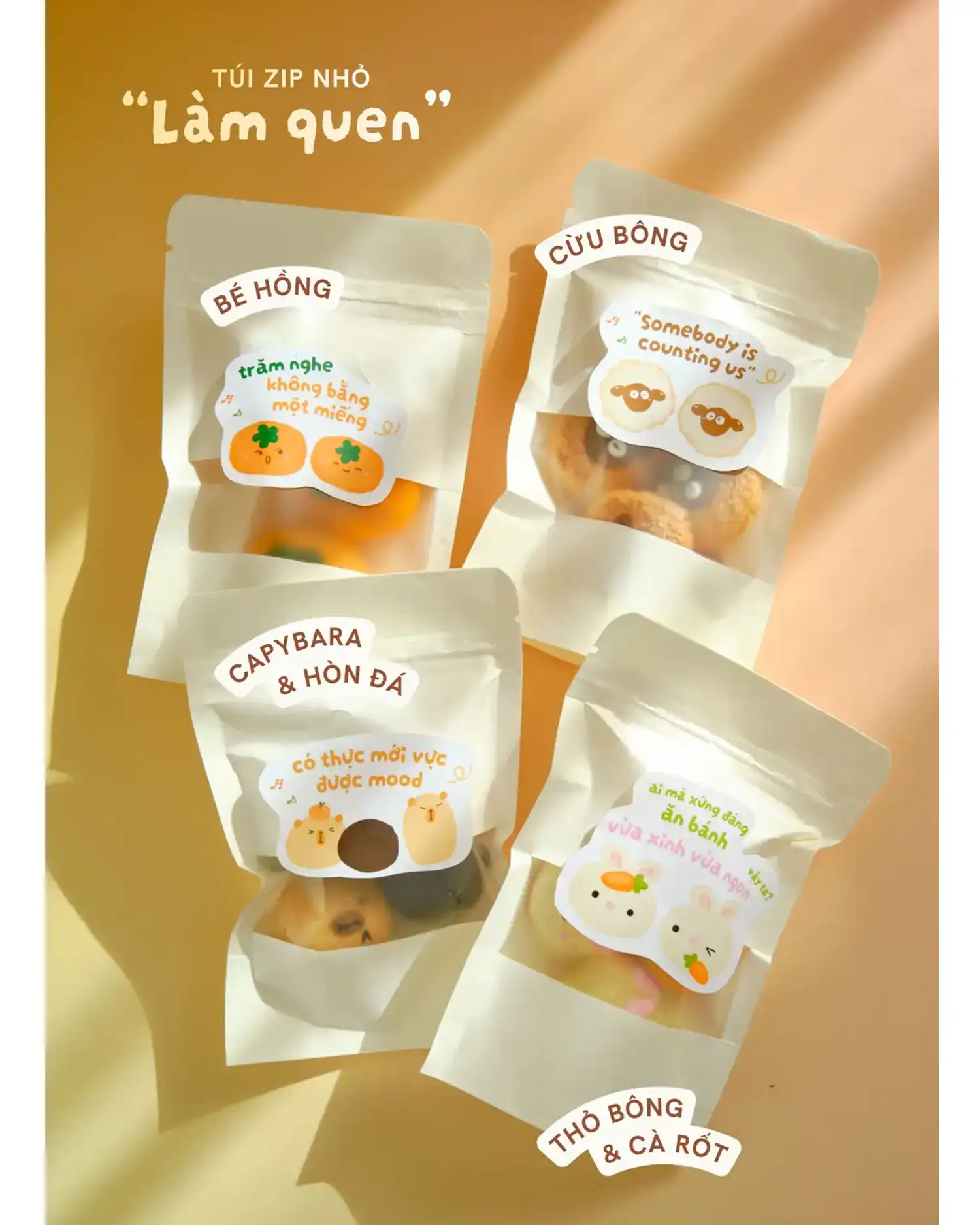 Bánh Thỏ bông & Cà rốt