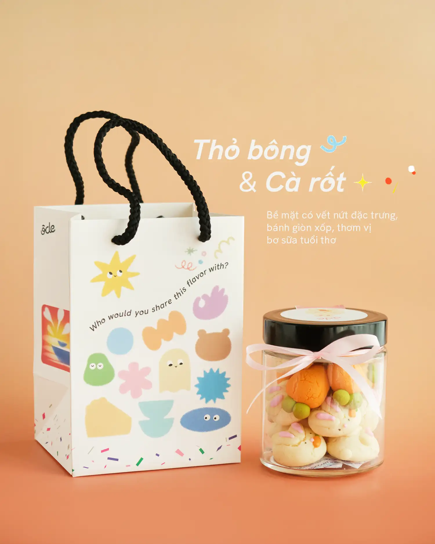 Bánh Thỏ bông & Cà rốt