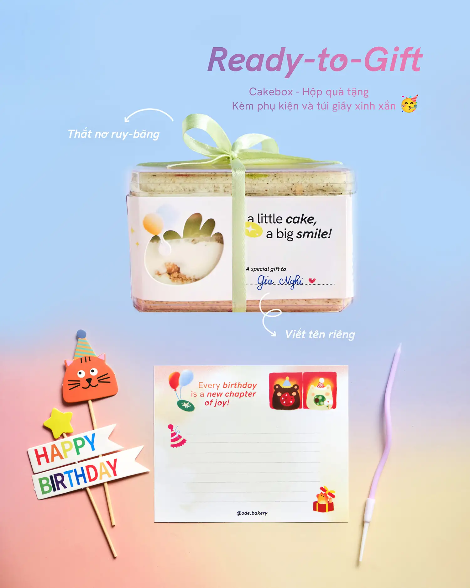 Bánh kem size nhỏ - Cakebox