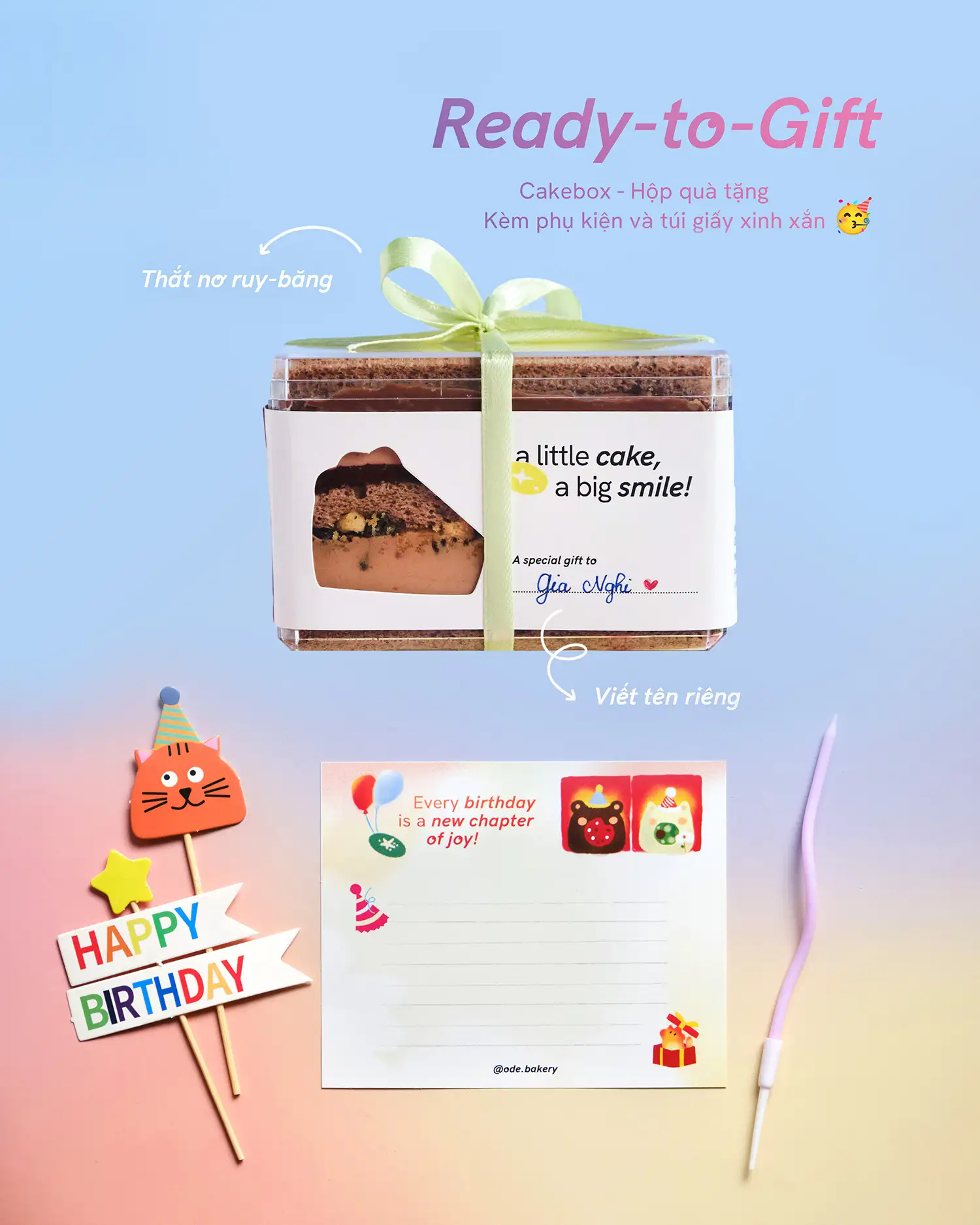 Bánh kem size nhỏ - Cakebox