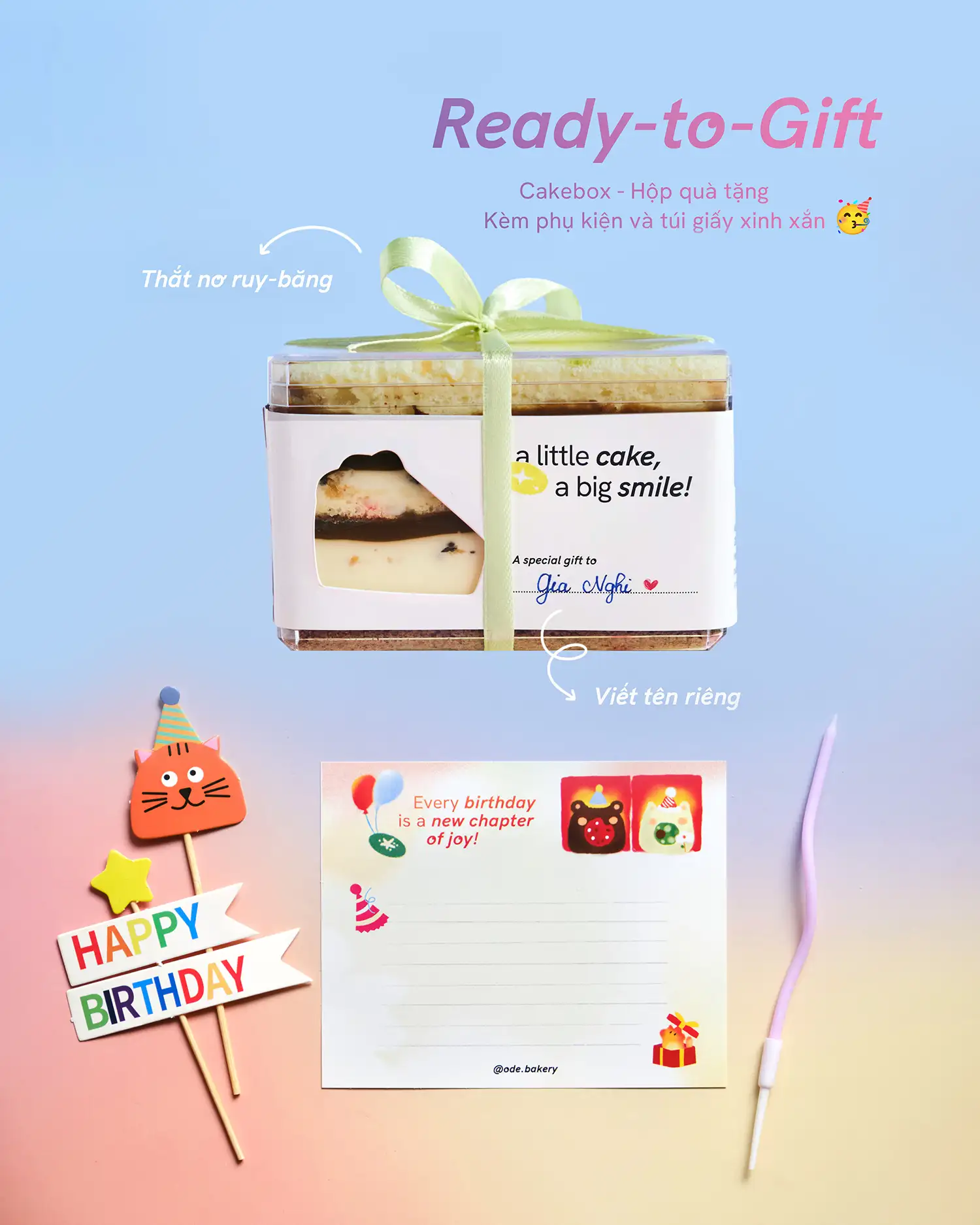 Bánh kem size nhỏ - Cakebox