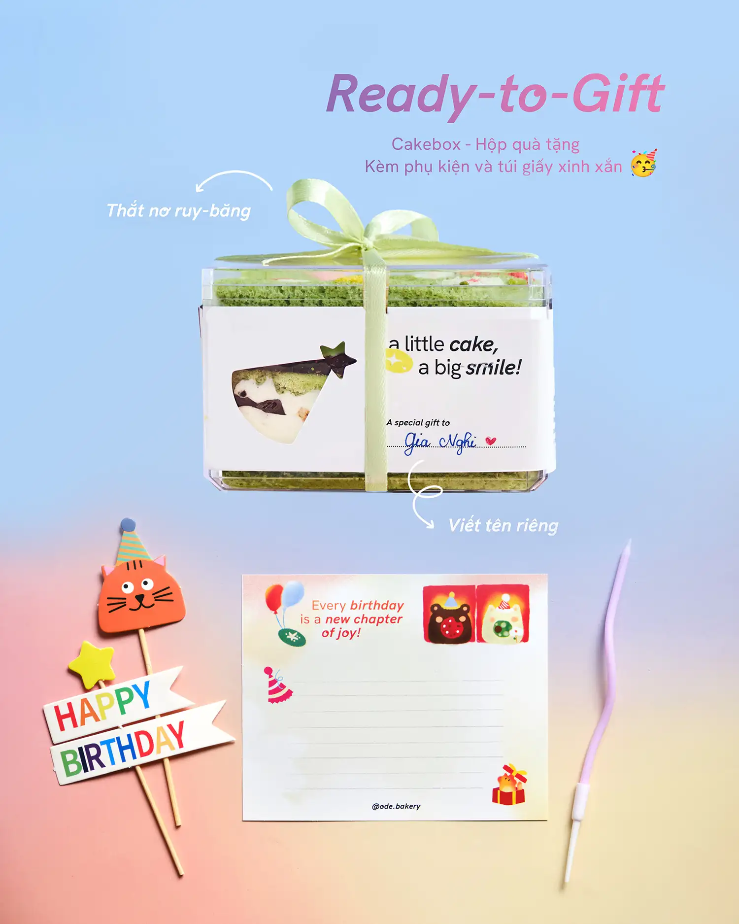 Bánh kem size nhỏ - Cakebox