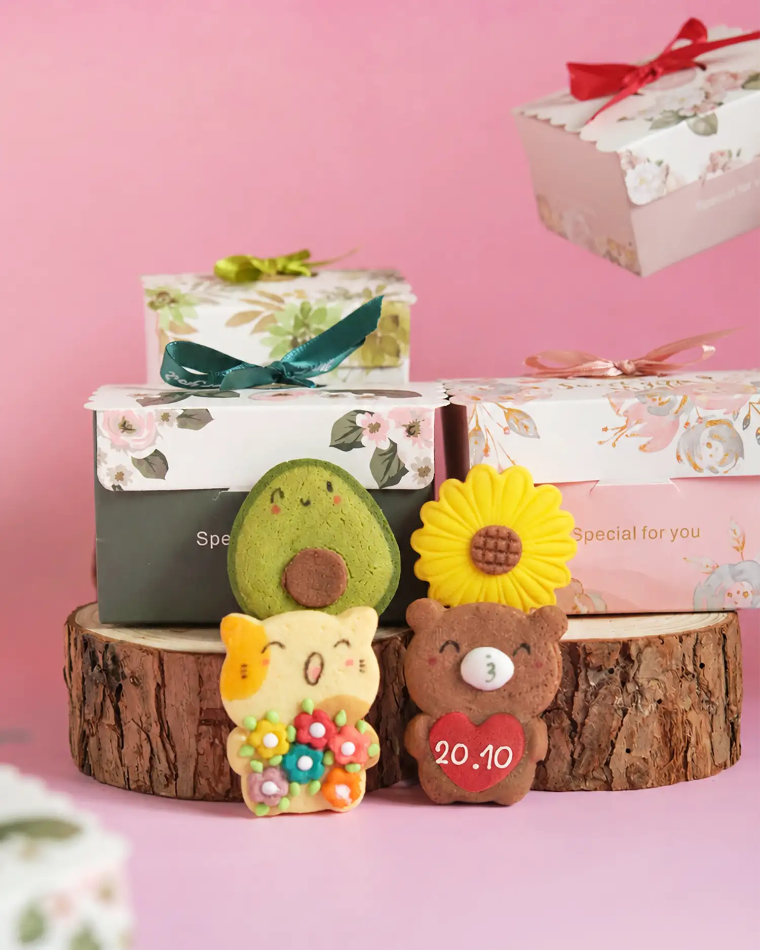Set bánh Daisy - Happy Women's Day