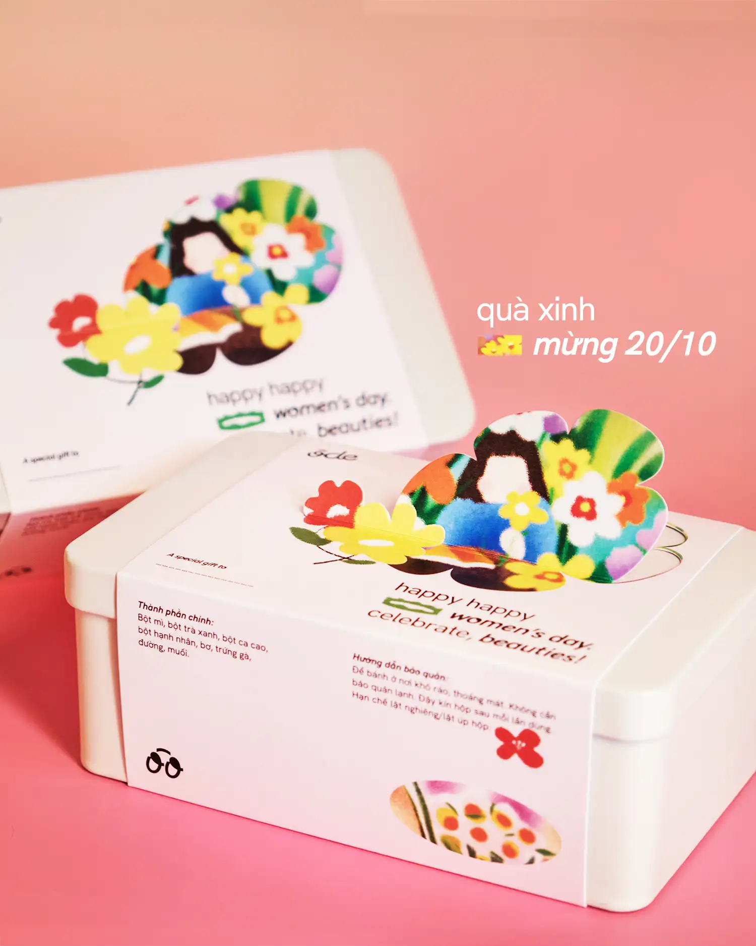 Hộp bánh Happy 20/10