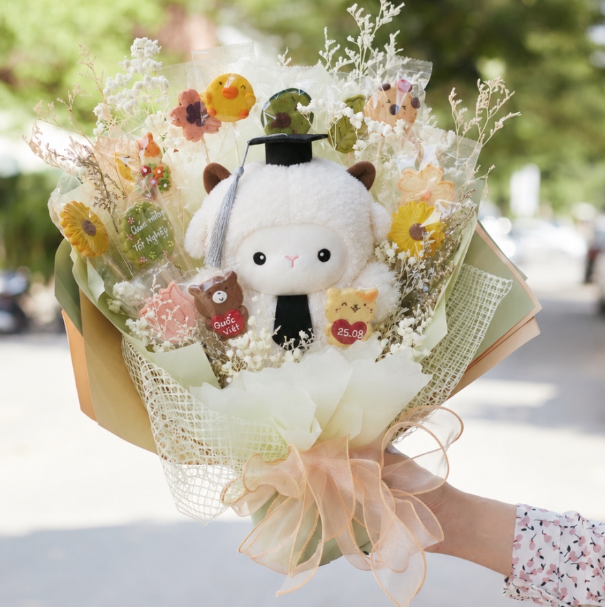 Cừu bông tốt nghiệp