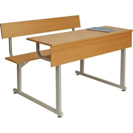 Bàn ghế học sinh liền khối cho trung tâm