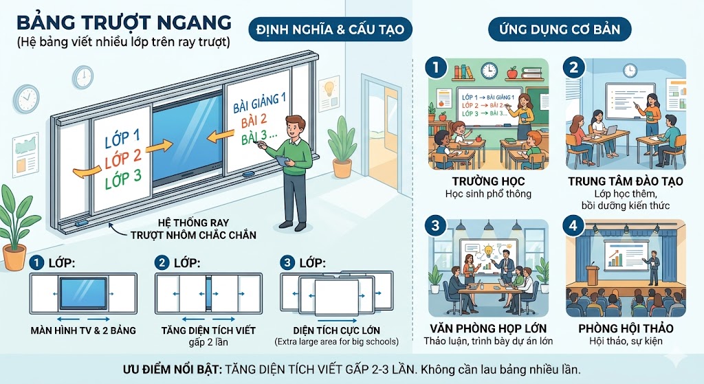 Bảng trượt ngang