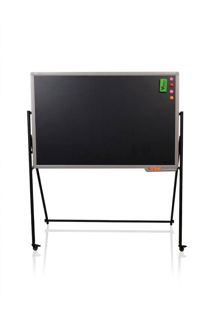 Bảng Từ Đen Viết Phấn Chân Gấp Gọn, Thay Đổi Chiều Cao Vadoto NanoTech