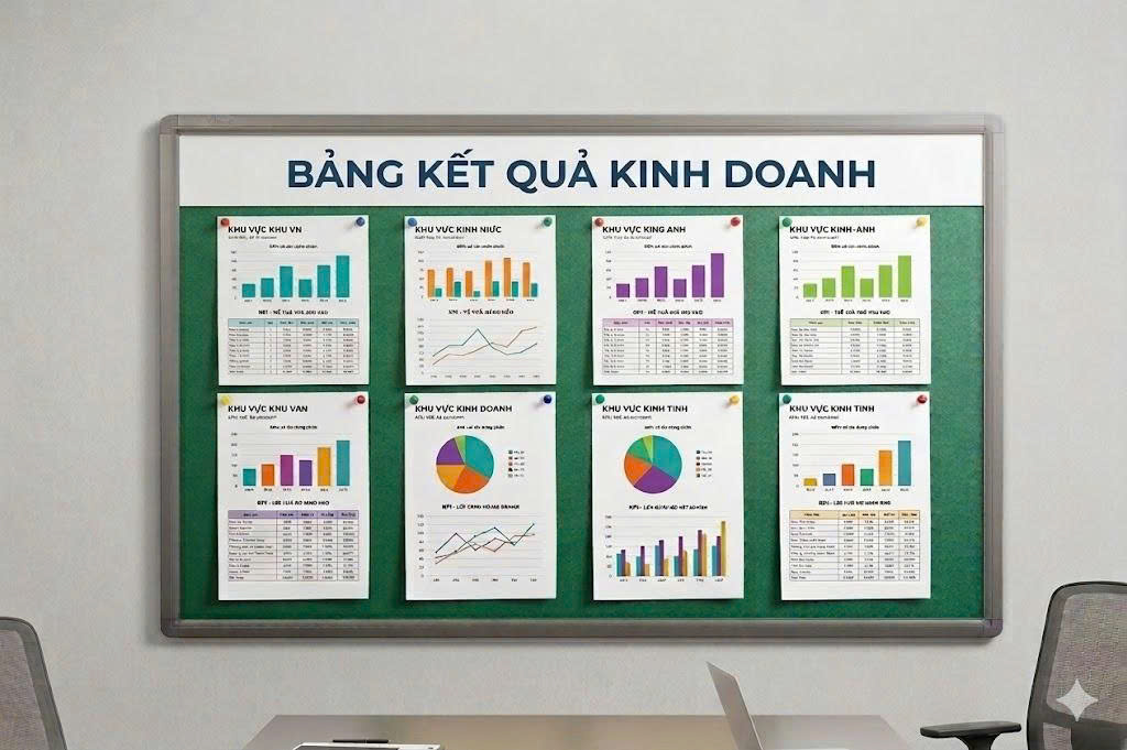 Bảng Ghim Nỉ Treo Tường Cao Cấp Màu Xanh Lá T6006 Cỡ Lớn VADOTO