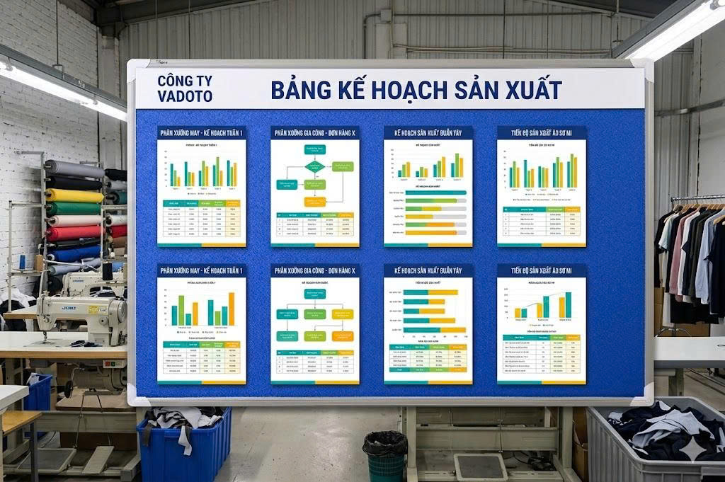 BẢNG GHIM NỈ XANH DƯƠNG T6008 CỠ NHỎ VADOTO