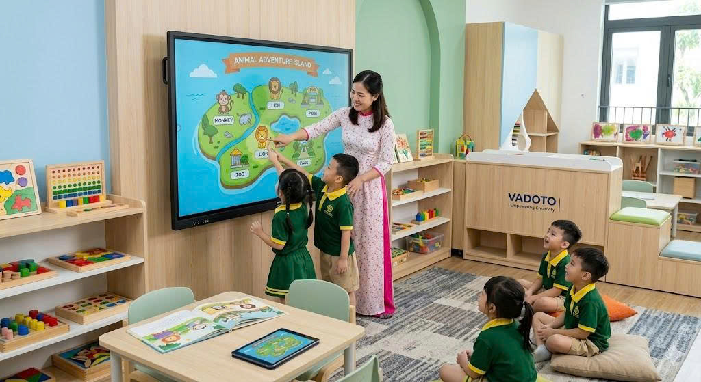 Màn Hình Tước Tác Thông Minh 75 inh