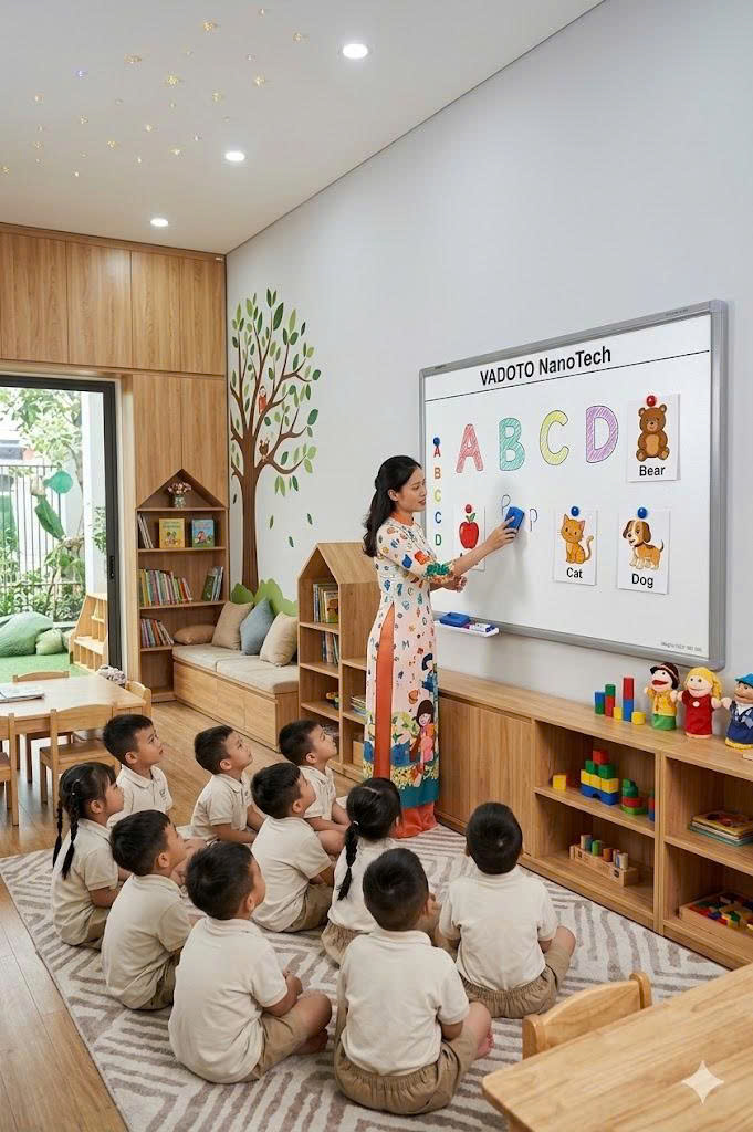 BẢNG TRẮNG VIẾT BÚT LÔNG CAO CẤP VADOTO NANOTECH
