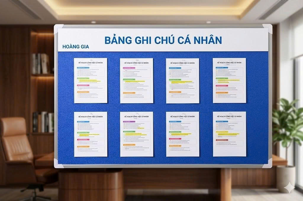 BẢNG GHIM NỈ XANH DƯƠNG T6008 CỠ NHỎ VADOTO