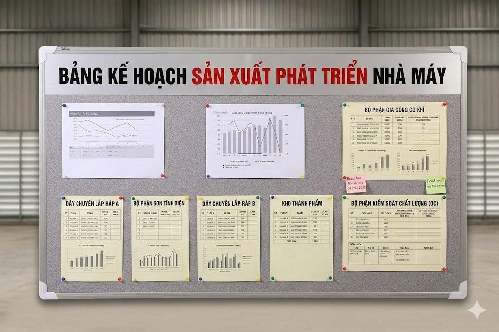 Bảng Ghim Nỉ Màu Ghi Xám T6002 Cỡ Nhỏ VADOTO