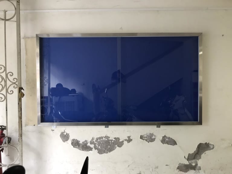 Bảng Thông Tin Treo Tường Khung Inox