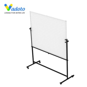 Bảng Lật 2 Mặt Trắng Khung Oval Cao Cấp , Thay Đổi Chiều Cao Vadoto Nanotech