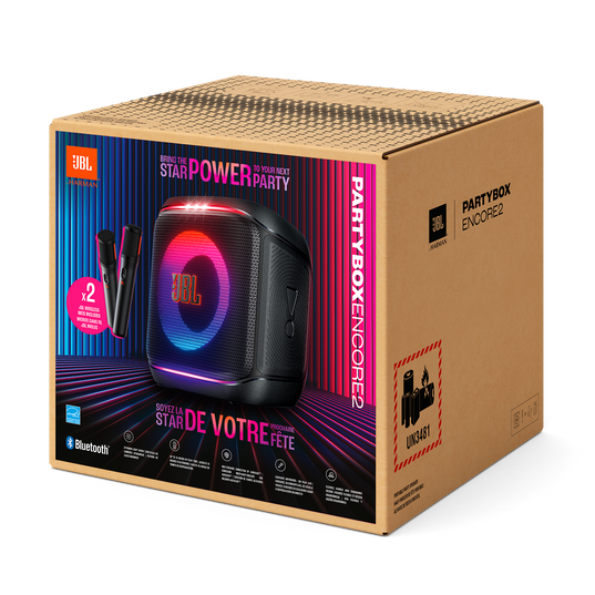 JBL PartyBox Encore 2 - 2 Mics