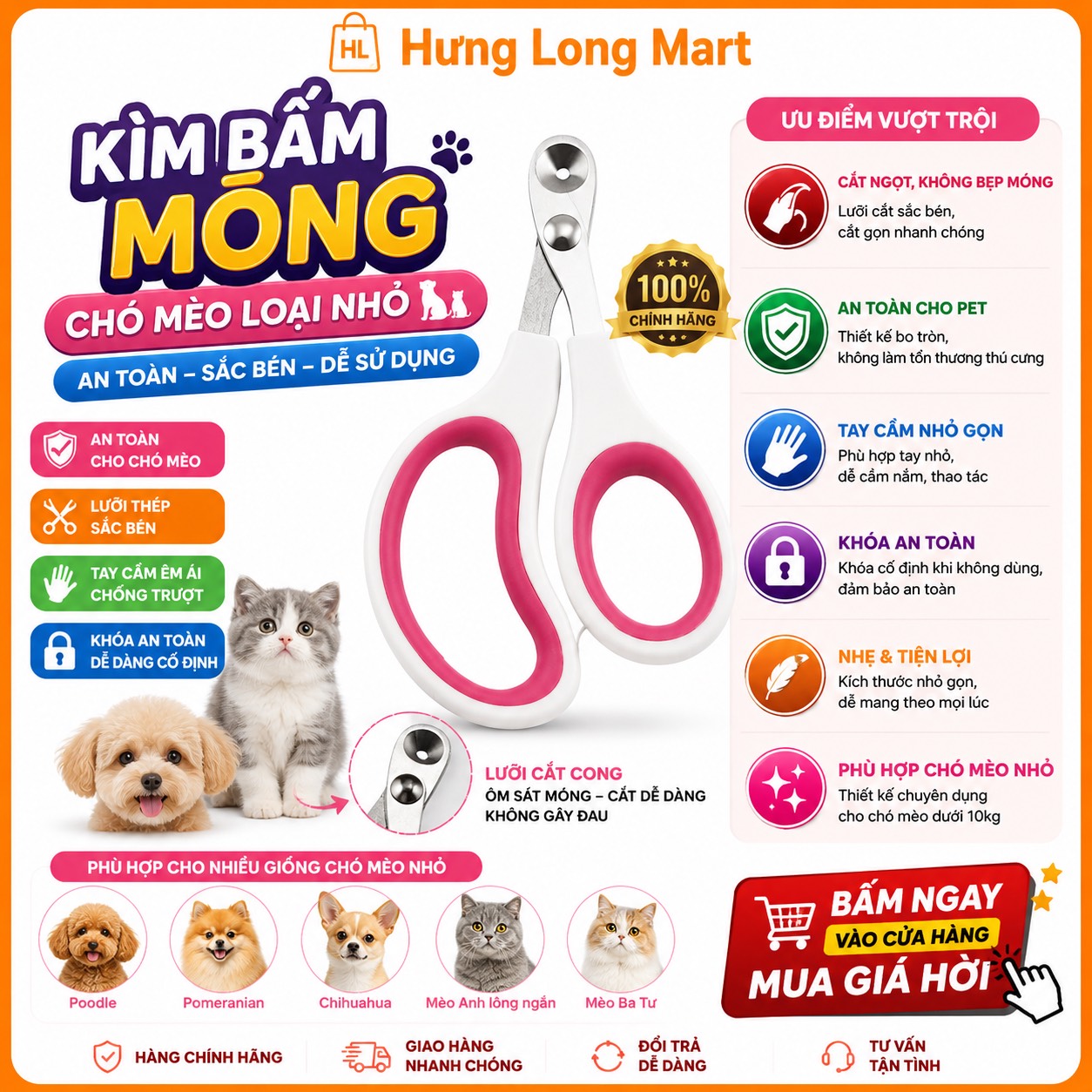kéo cắt móng