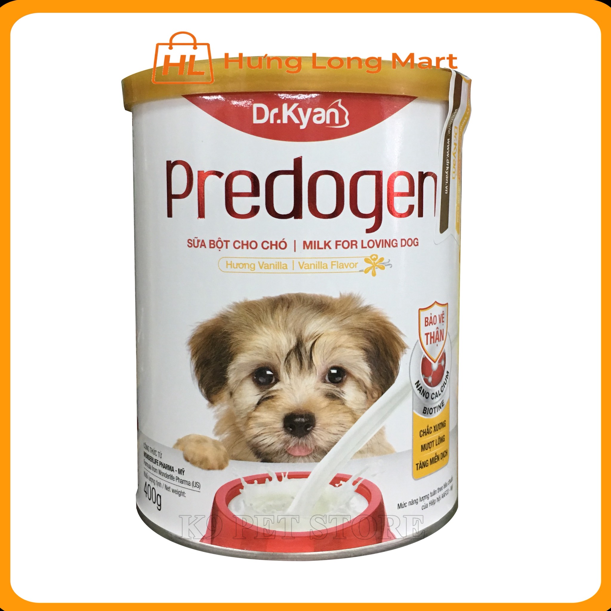 Sữa bột cho chó dr.kyan lon 400g