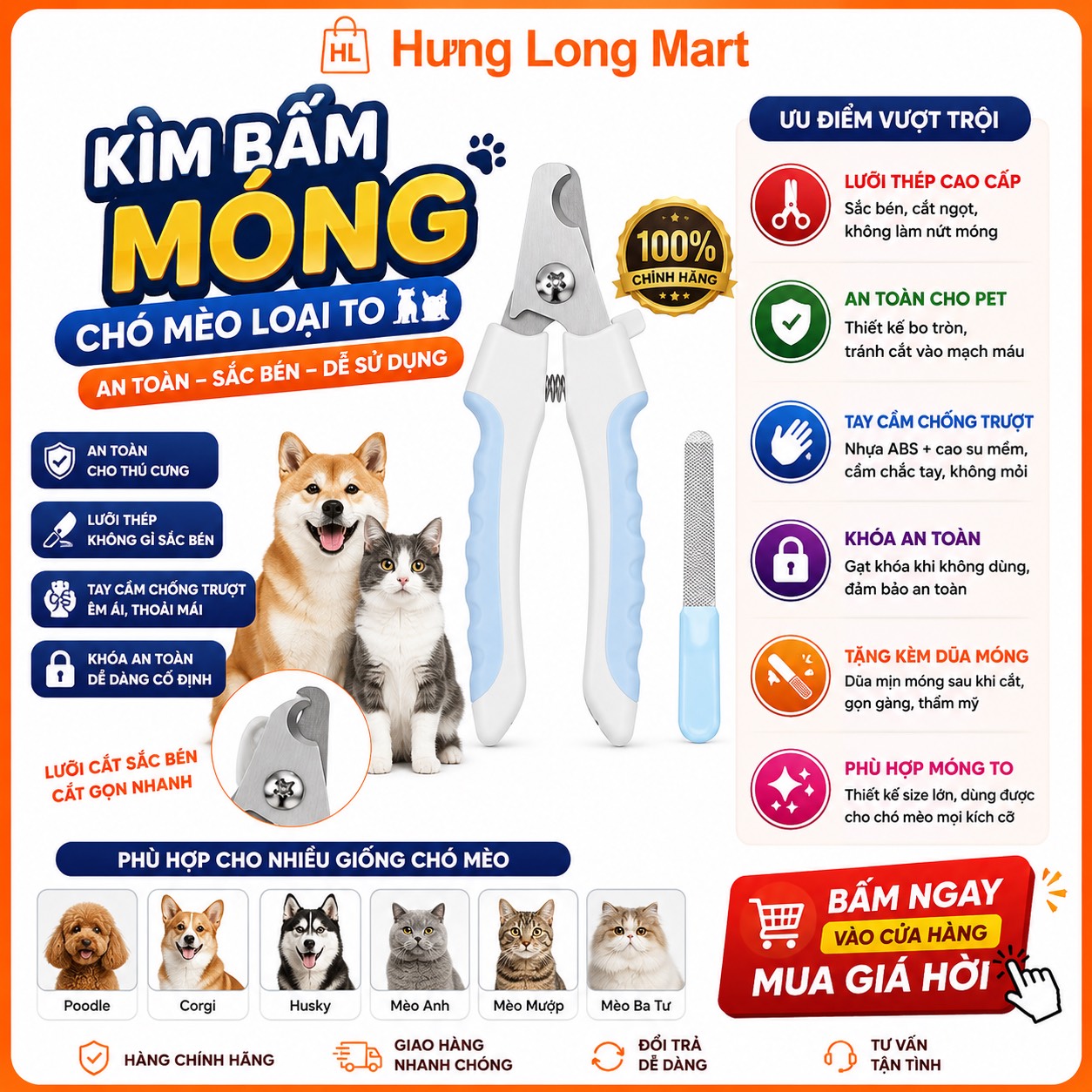 kìm cắt móng