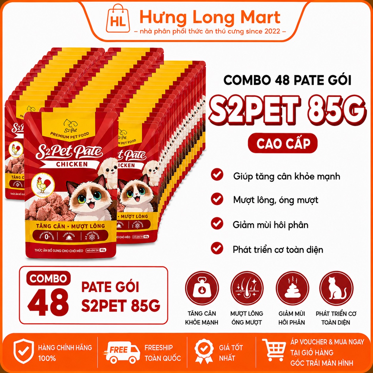 Combo 48 gói pate s2