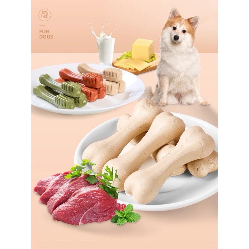 Bánh Thưởng Cho Chó Xương Orgo Bổ Sung Canxi & Sạch Răng