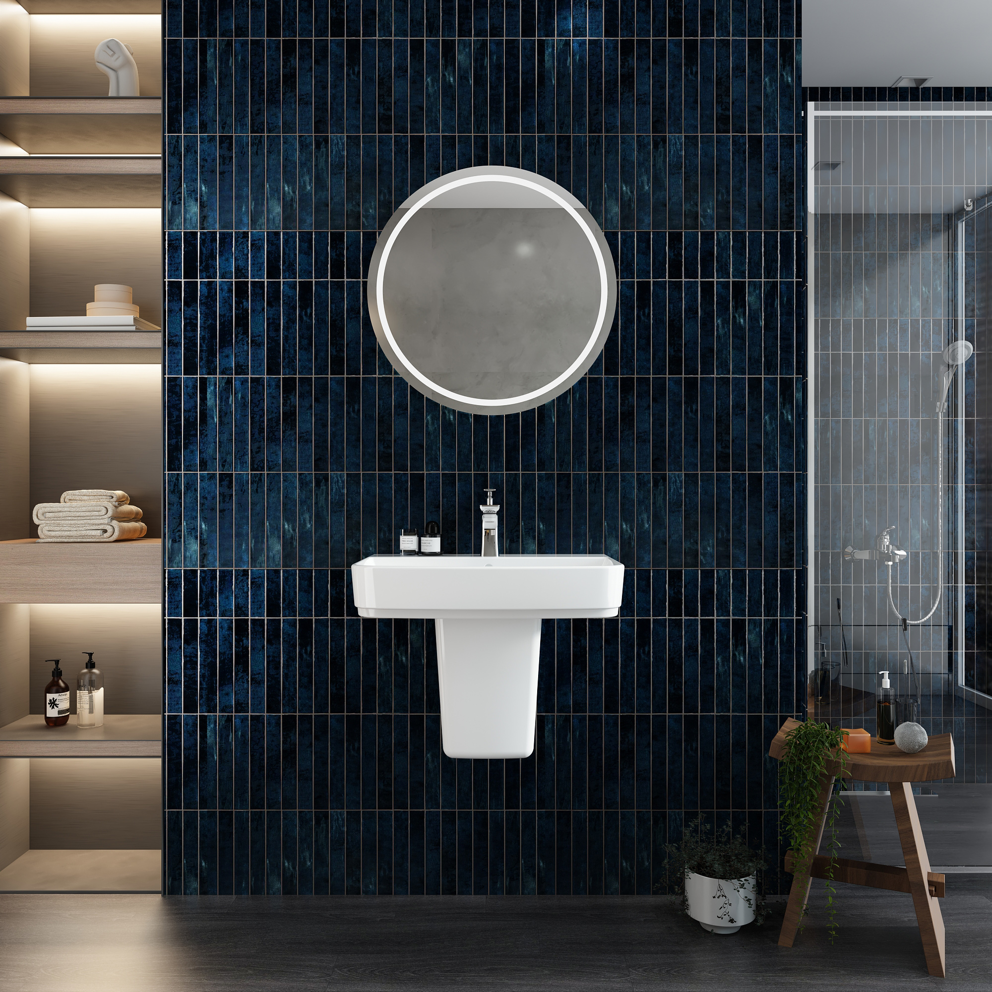 Hướng dẫn lắp đặt chậu chân treo tường