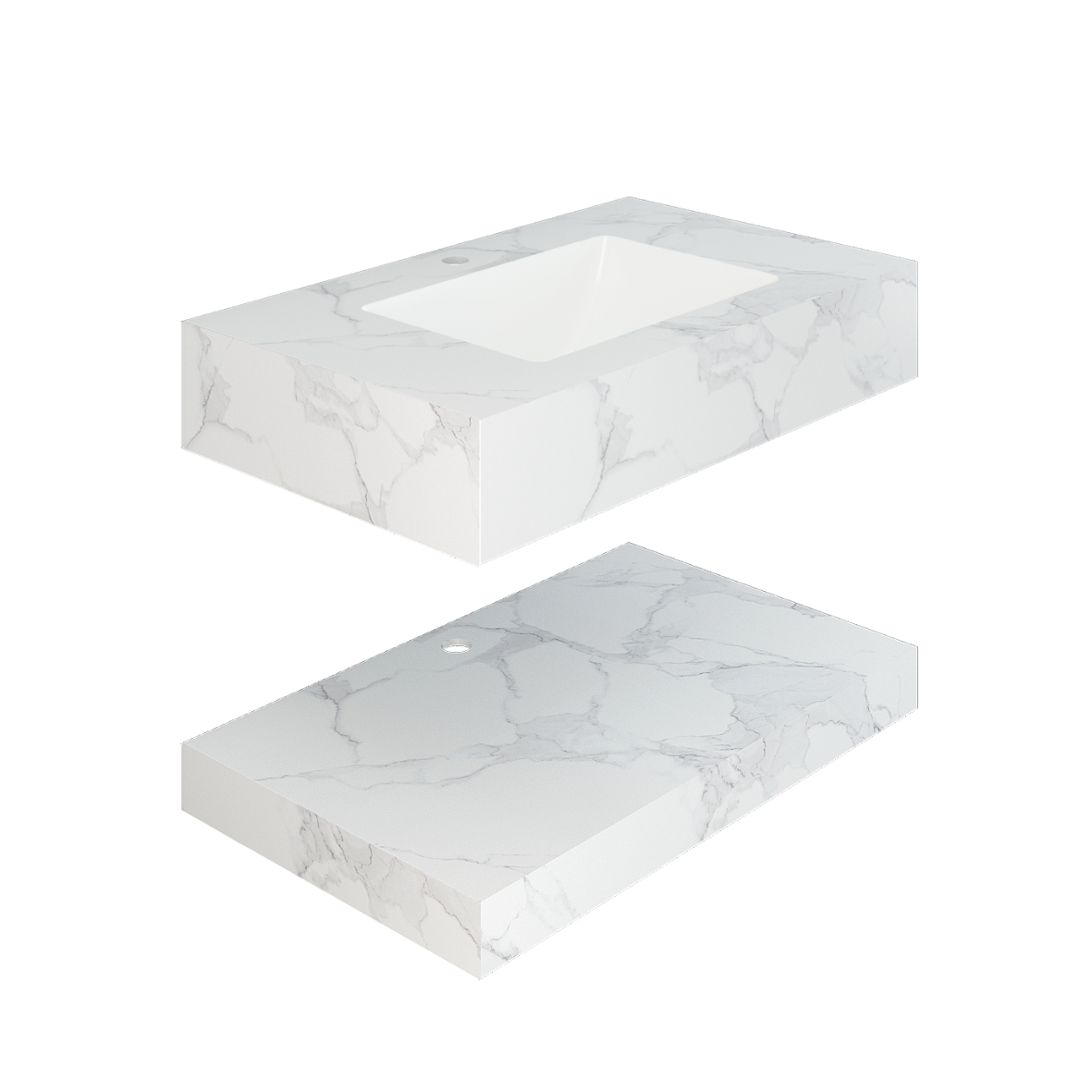 Chậu bàn đá 2 tầng VI14-9GP01