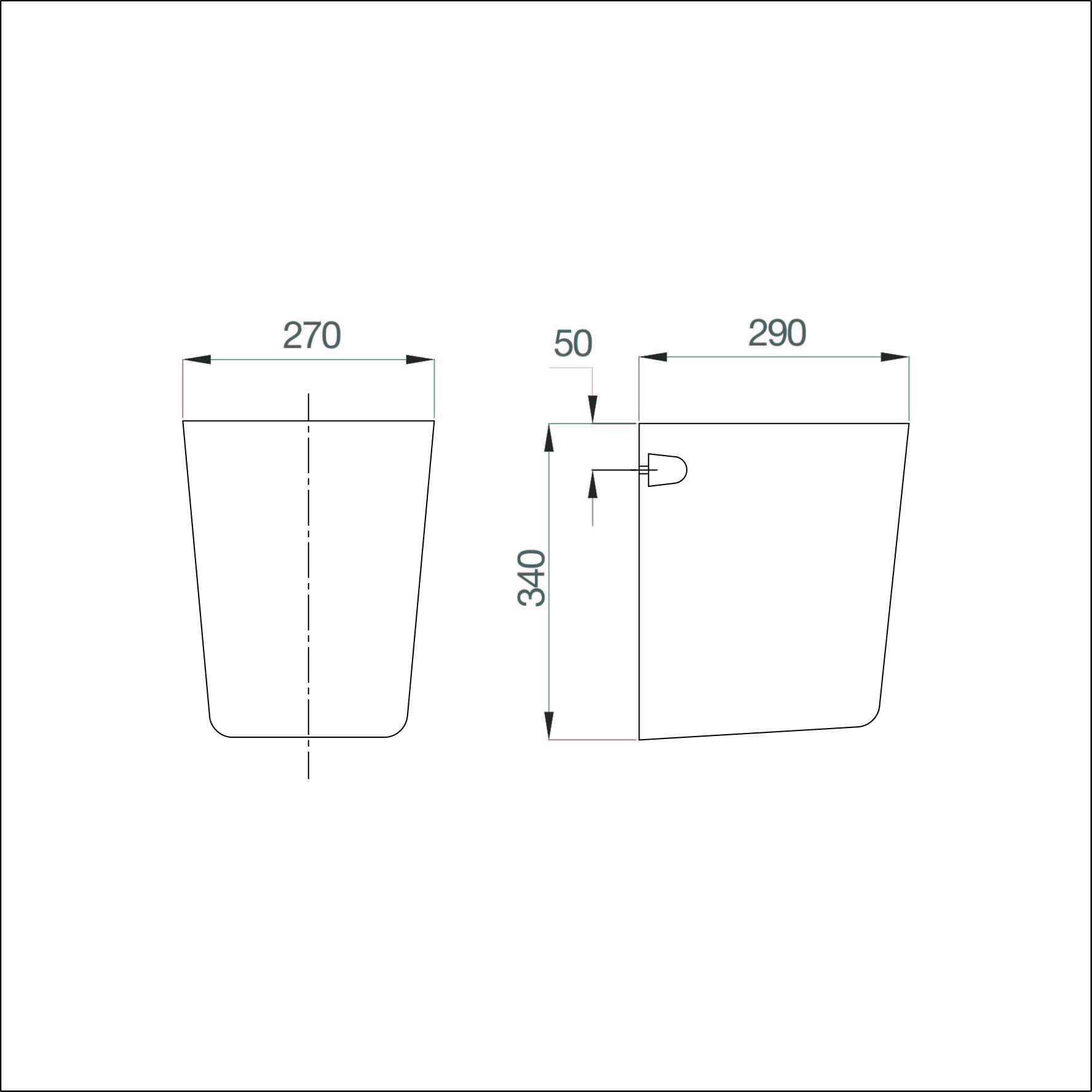 Chân chậu CD58 (V58)