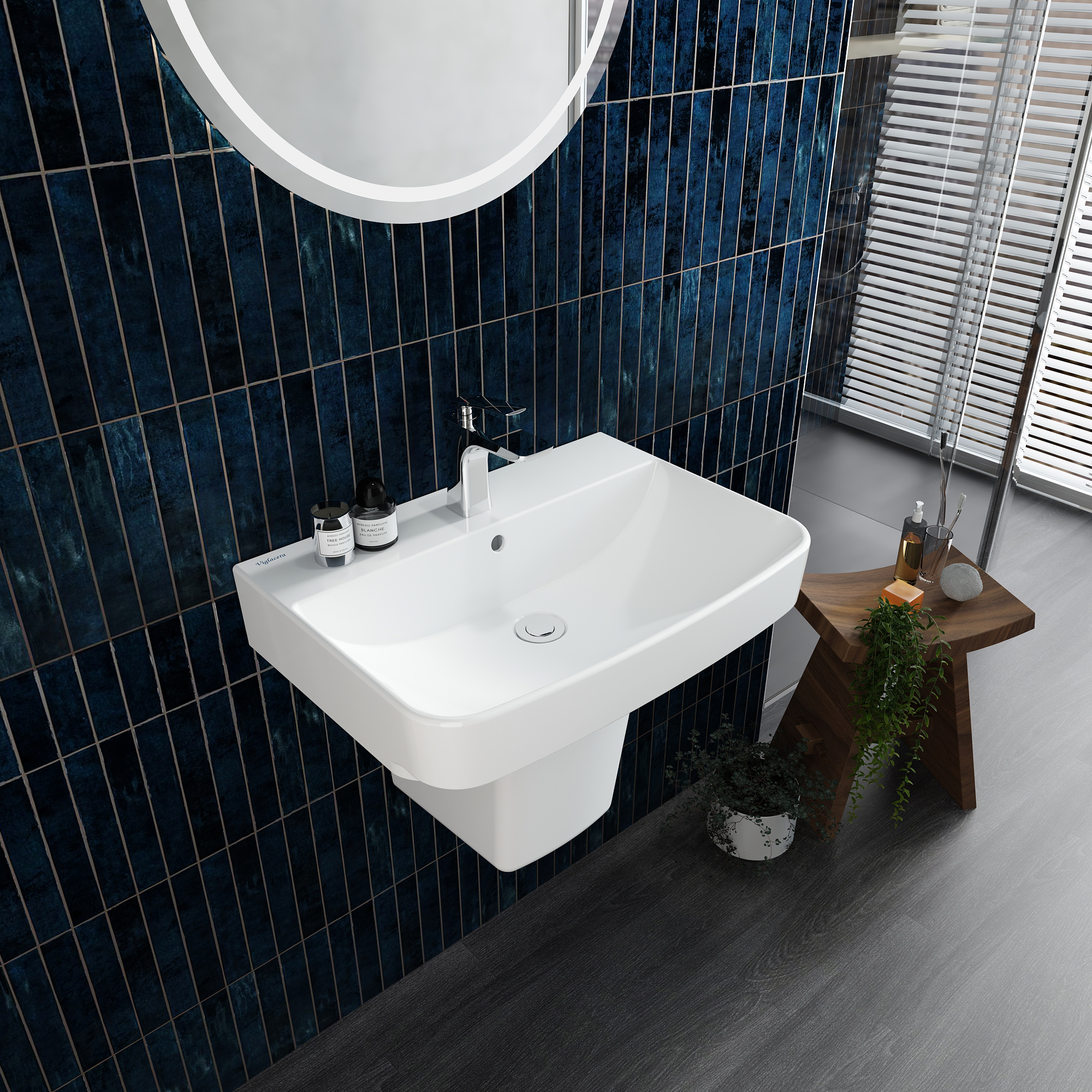 Chậu chân treo tường CD58 (V58)