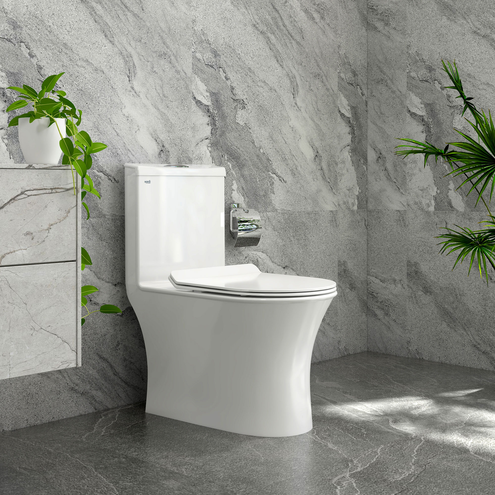 Bàn cầu một khối S302